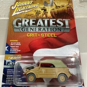 Johnny Lightning “The Greatest Generation Grit + Steel” WWII German Kubelwagen